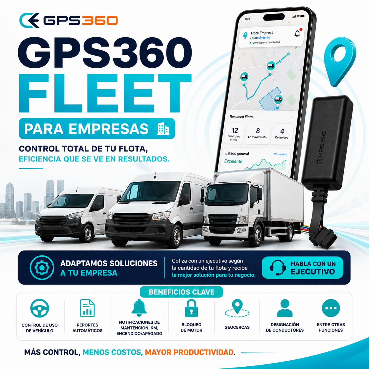 GPS360™ FLEET - Para Empresas